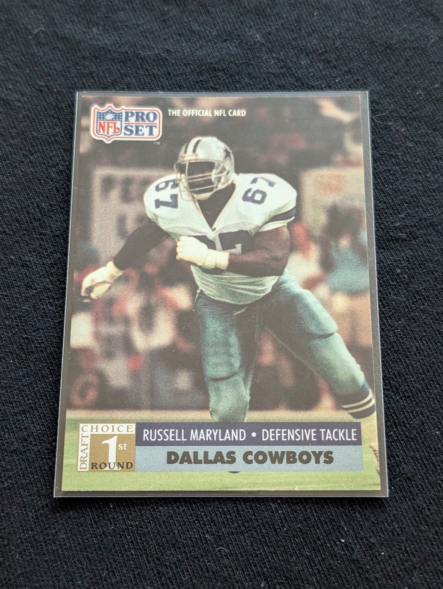 Russell Maryland Cowboys #1 Pick Lot (2) 1991 Pro Set RC & 1994 Collector's Choice