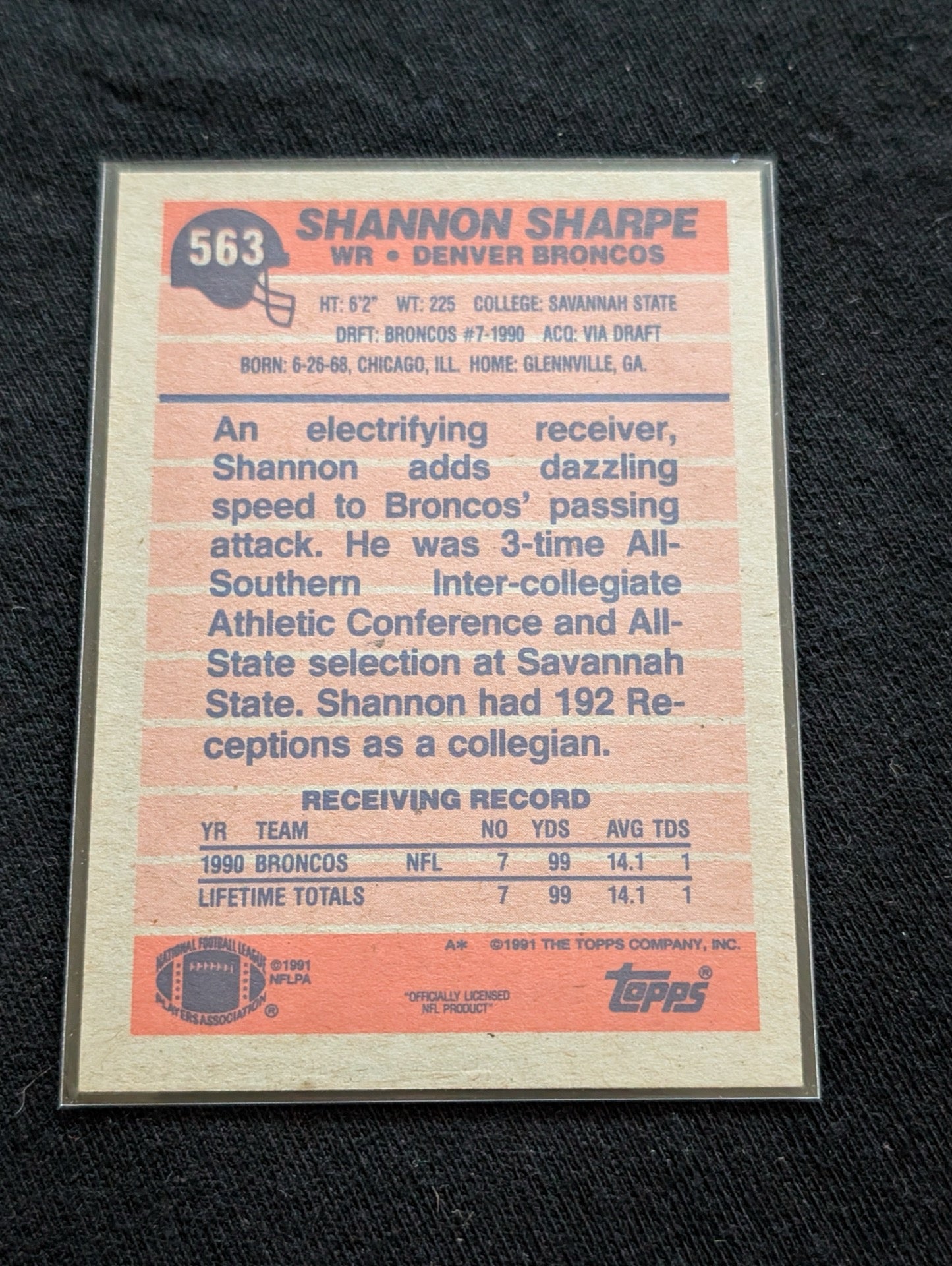 Shannon Sharpe HOF Broncos Legend Lot (3) 1991 Topps 1990 Action Packed 1994 UD