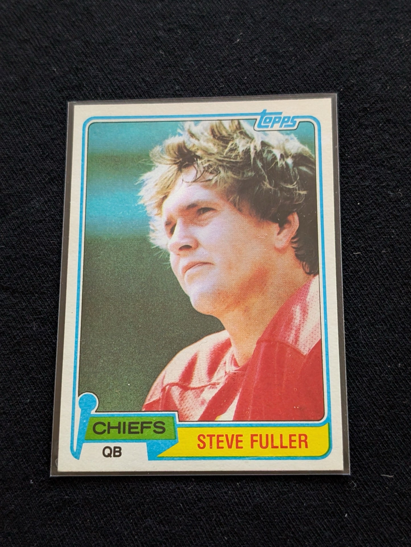 Steve Fuller Chiefs Vintage Topps Lot (2) 1980 & 1981 QB Super Bowl XX Champ
