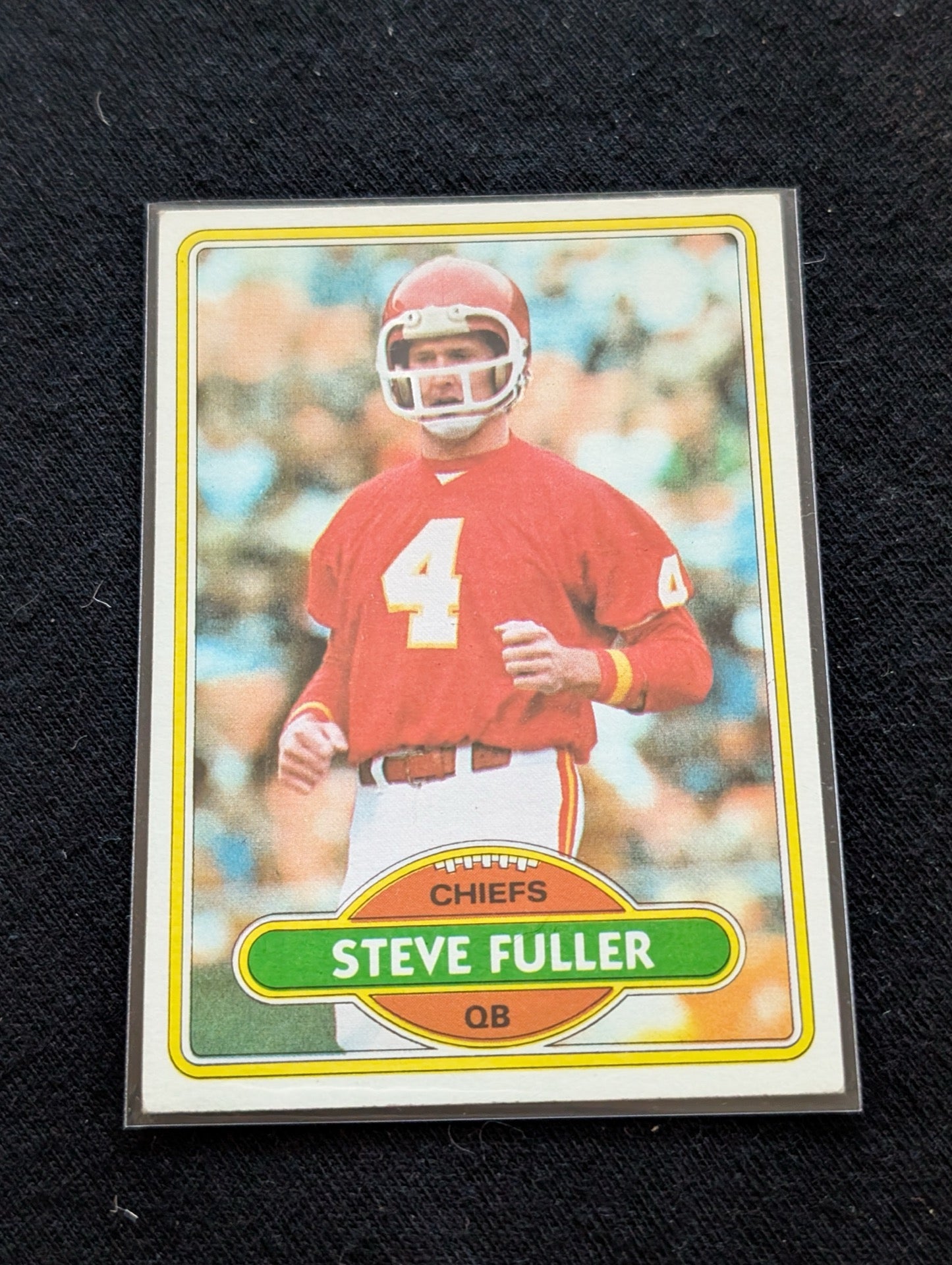 Steve Fuller Chiefs Vintage Topps Lot (2) 1980 & 1981 QB Super Bowl XX Champ