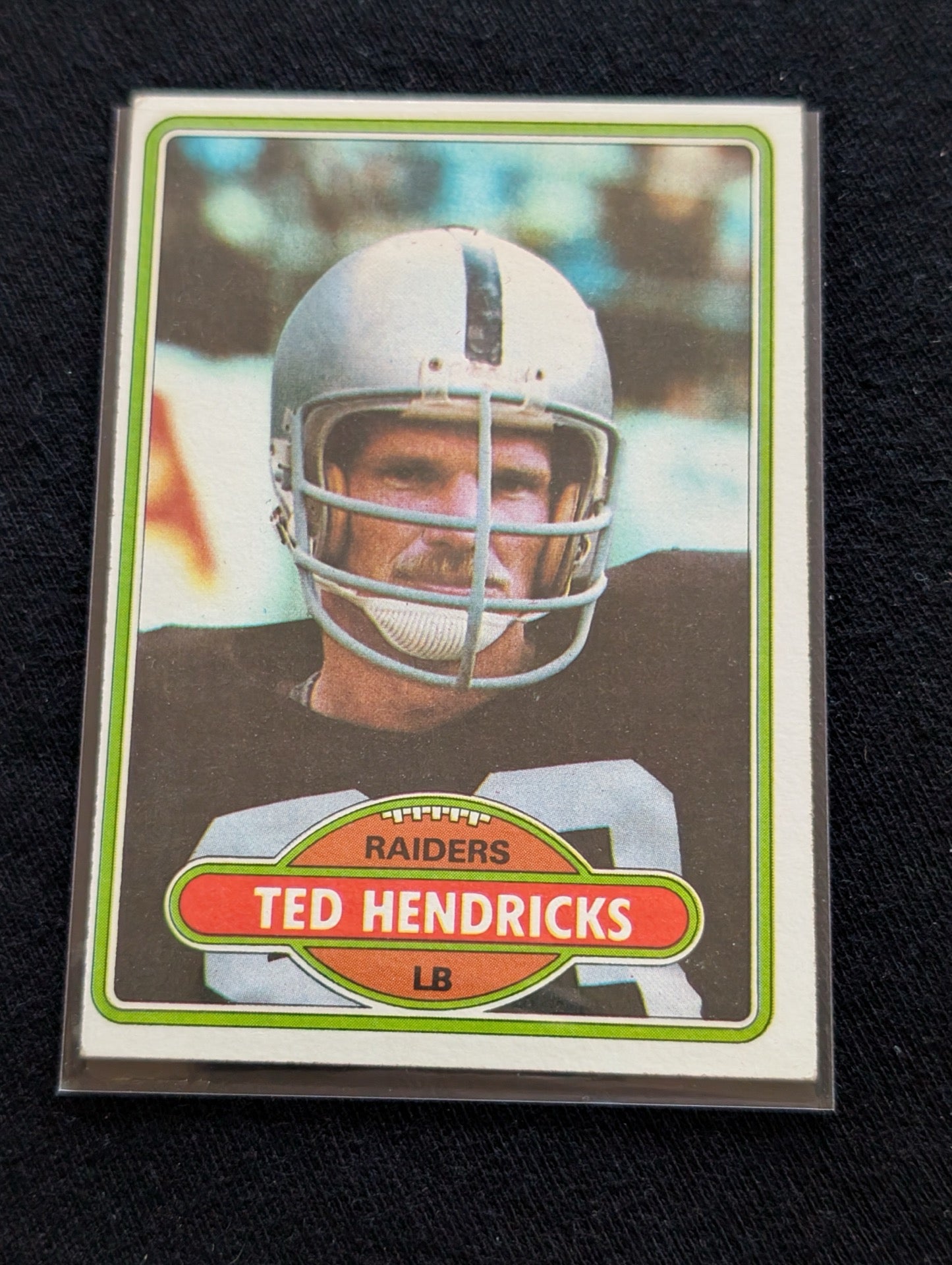 Ted Hendricks HOF Raiders Legend Vintage Lot (2) 1980 & 1981 Topps All-Pro