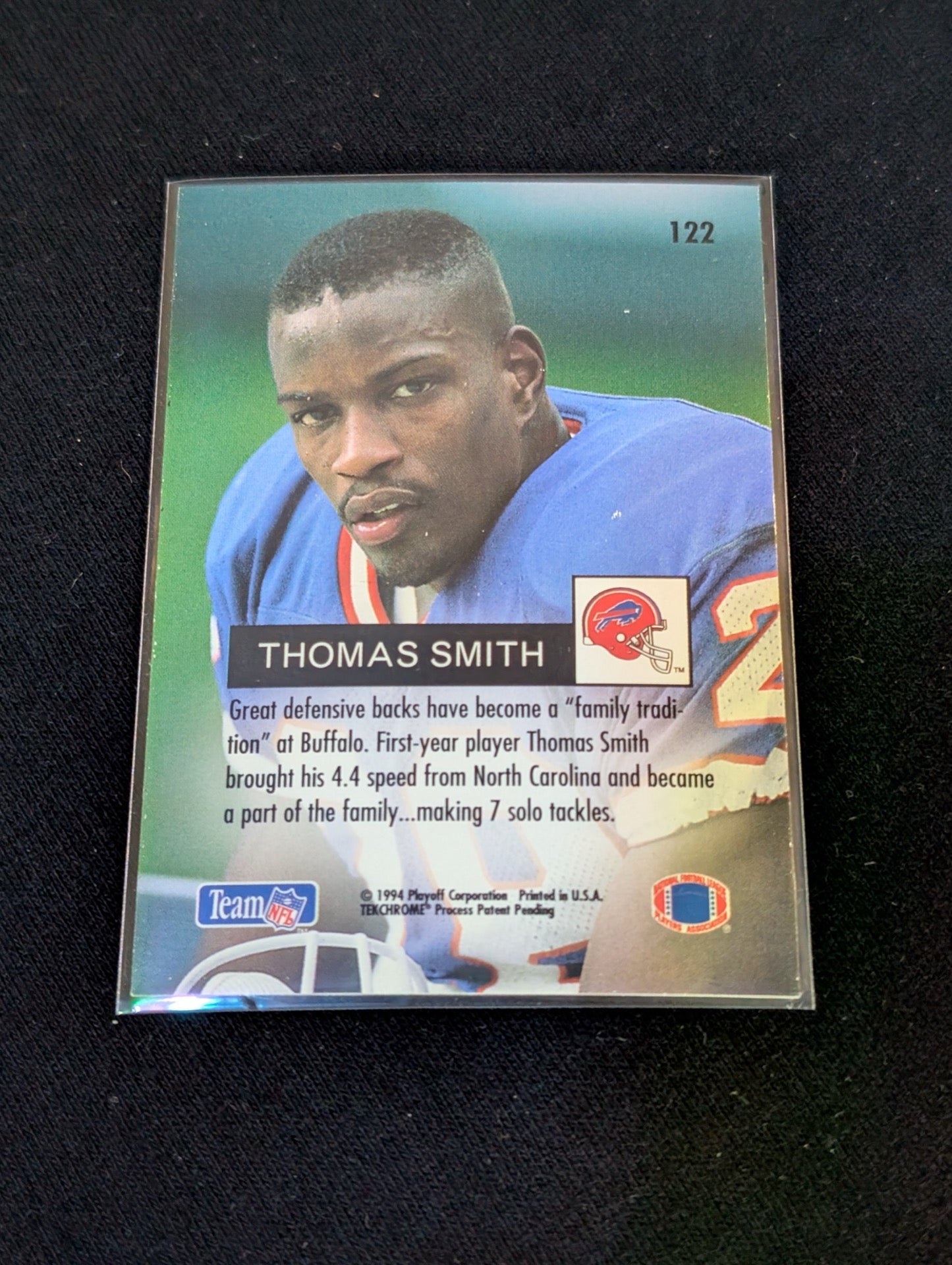 Thomas Smith Buffalo Bills CB Lot (2) 1994 Playoff & Collector's Choice