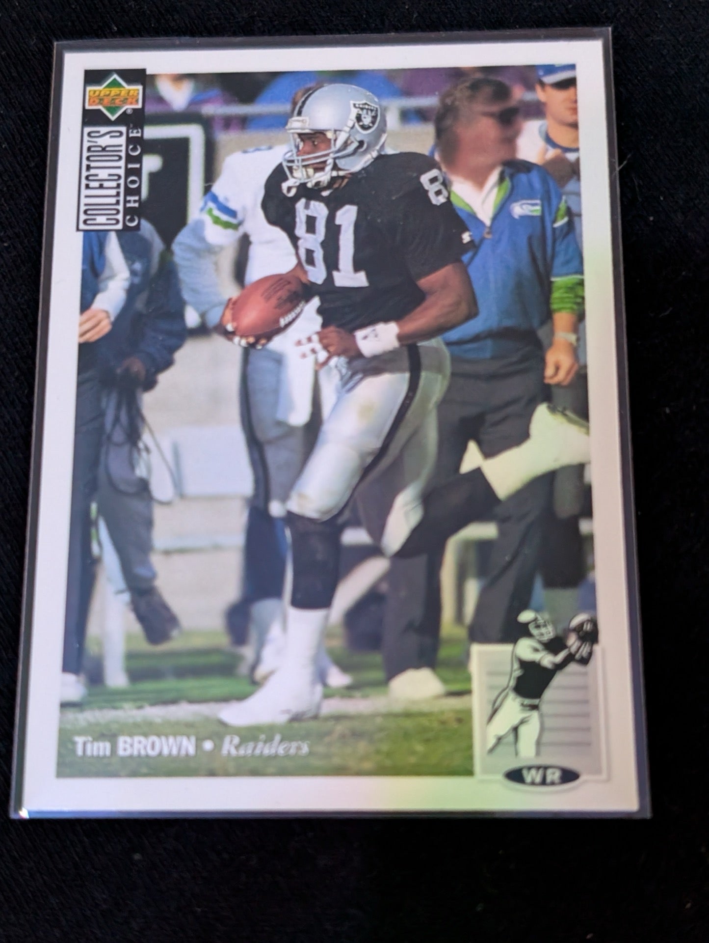 Tim Brown HOF Raiders Legend Lot (2) 1994 Collector's Choice & 1996 Topps