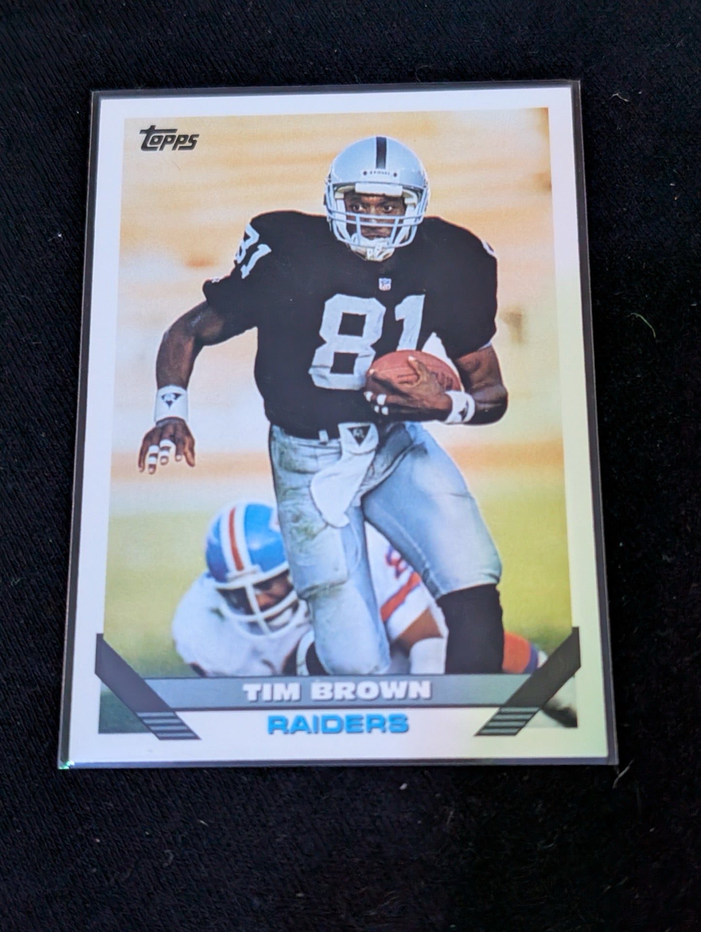Tim Brown HOF Raiders Legend Lot (2) 1994 Collector's Choice & 1996 Topps