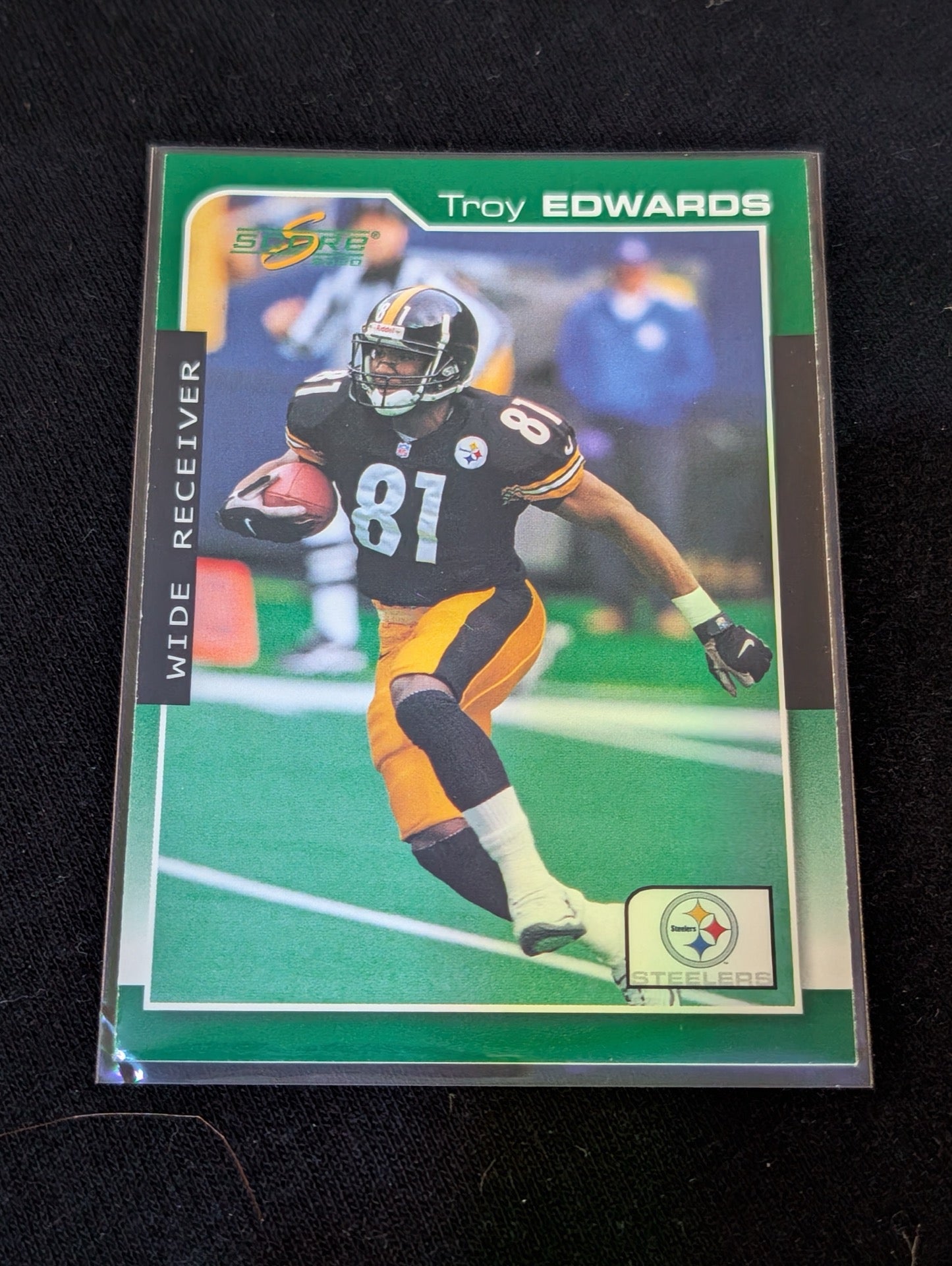 Troy Edwards Steelers WR Lot (2) 2002 Score & Donruss Ionix 1st Round Pick