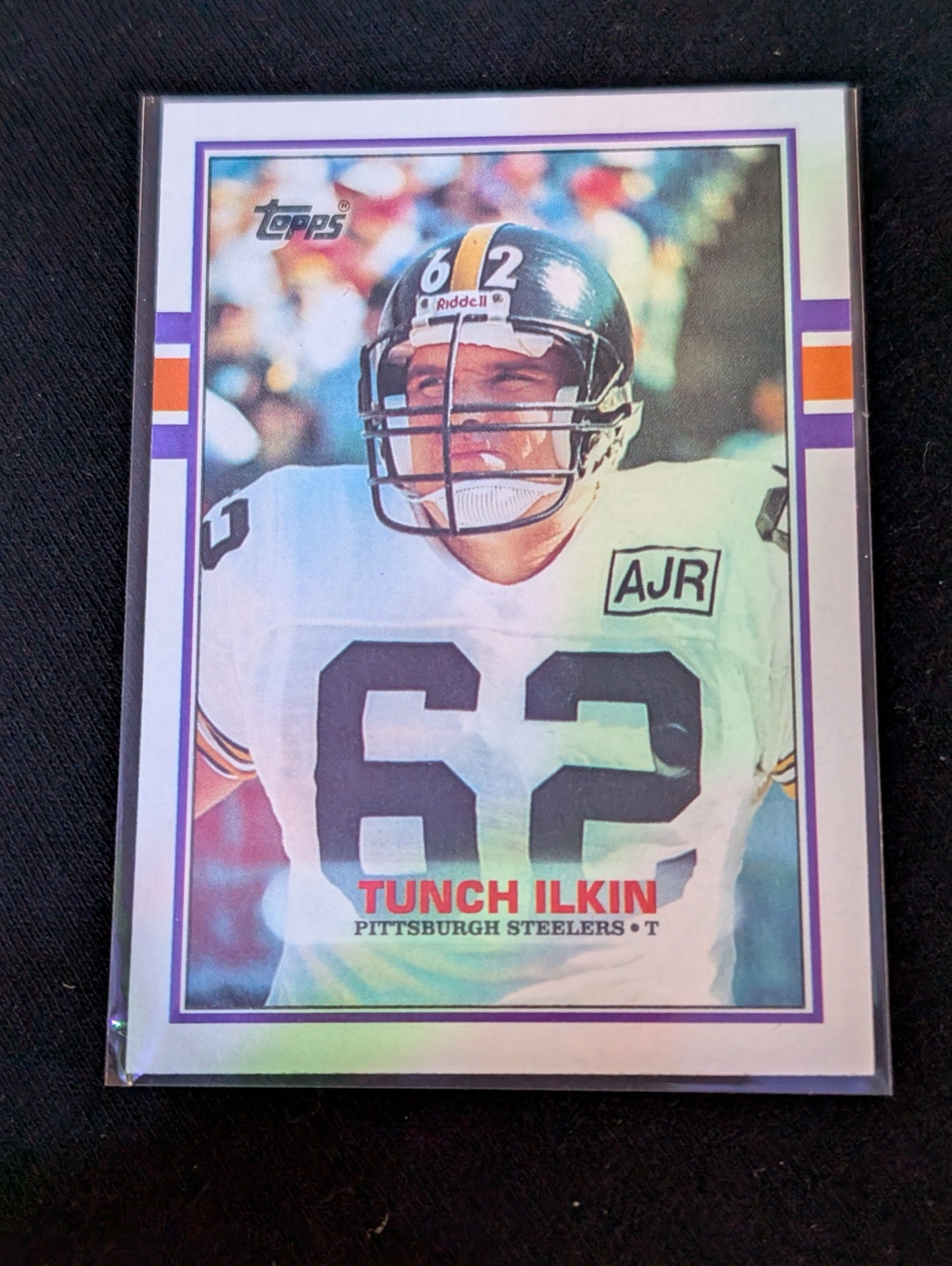 Tunch Ilkin Steelers Pro Bowl Tackle Lot (4) 1990-1991 Topps Pro Set