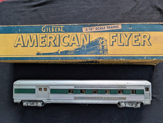Vintage Gilbert American Flyer #960 "Columbus" Combine Car S-Gauge w/ Box