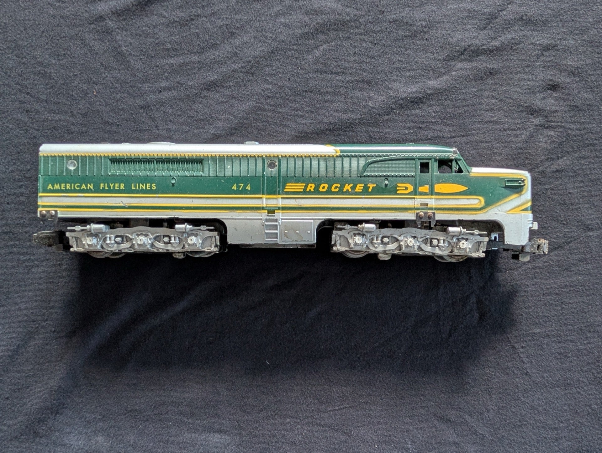 American Flyer S-Gauge "The Rocket" Diesel A-Unit #474 Engine - Powered