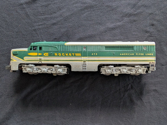 American Flyer S-Gauge "The Rocket" Diesel B-Unit #475 Engine - Non-Powered