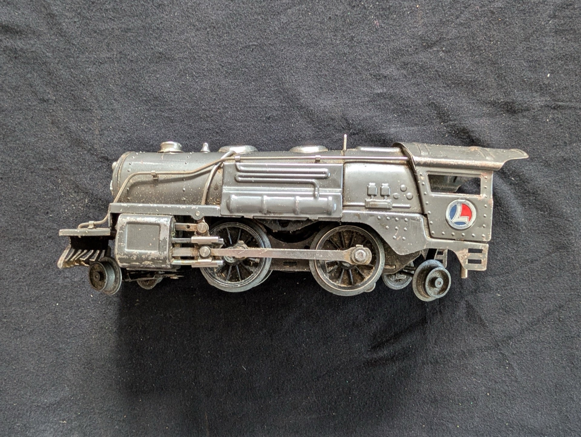 Lionel Pre-war O-Gauge 259E / 249E Steam Locomotive 2-4-2 Engine Gunmetal