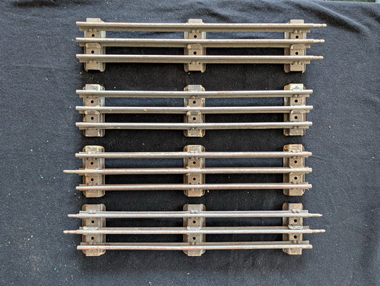 4-Pack Vintage Lionel O-Gauge Straight Train Track Sections 3-Rail