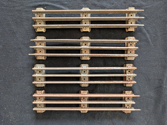 Lot of 4 Vintage Lionel O-Gauge Straight Track Sections Tubular 3-Rail