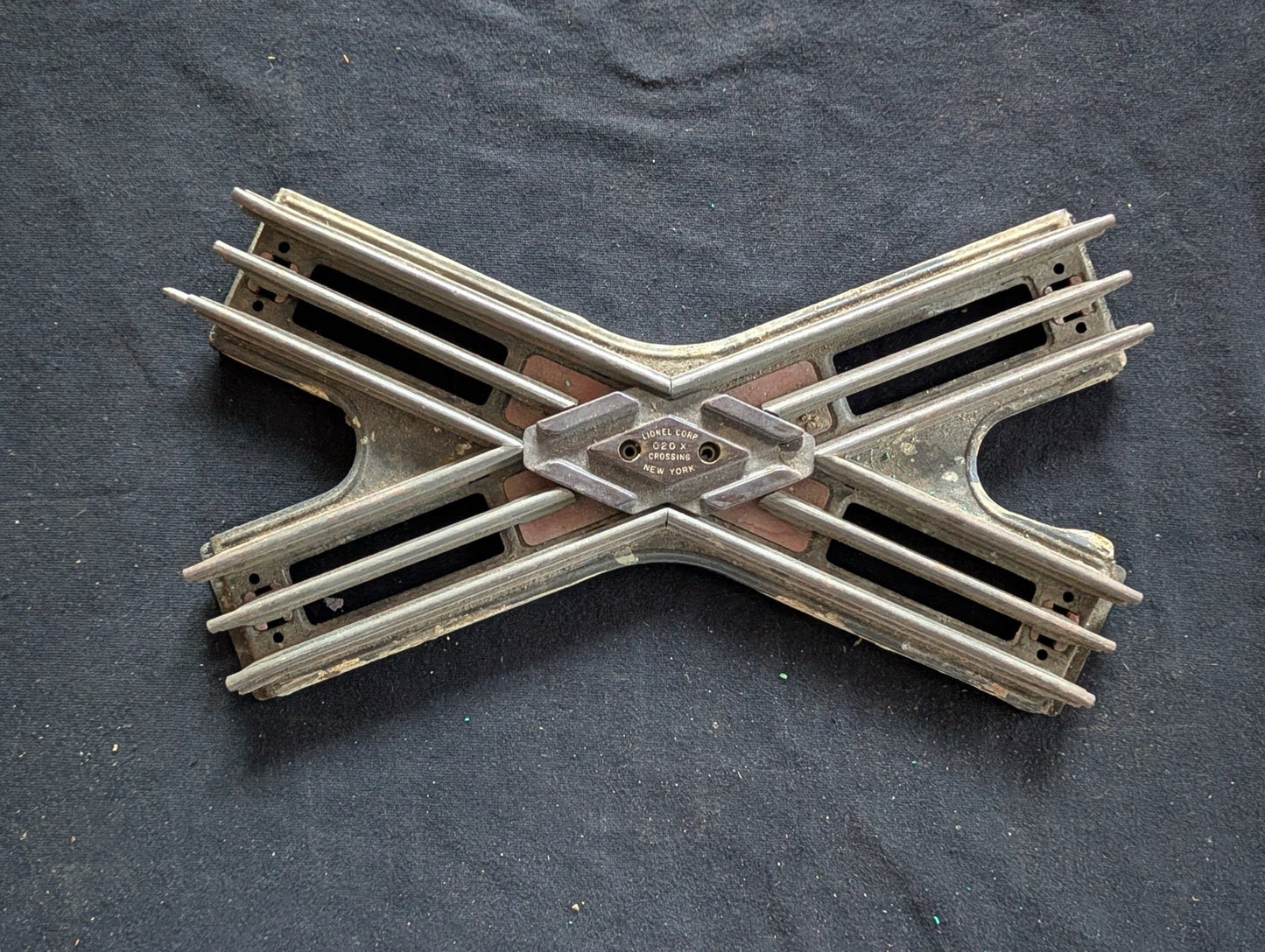 Vintage Lionel Pre-war O-Gauge 020X 45-Degree Crossing Track 020X