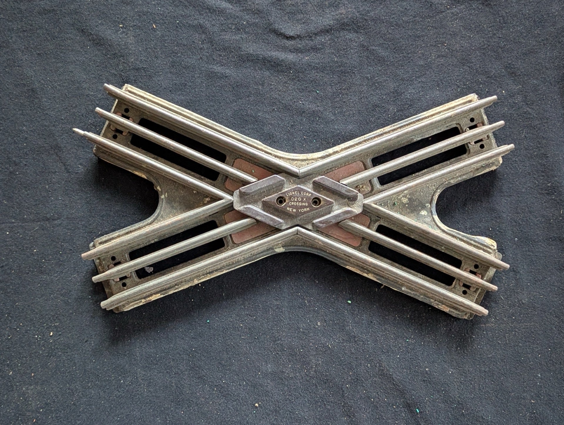 Vintage Lionel Pre-war O-Gauge 020X 45-Degree Crossing Track 020X