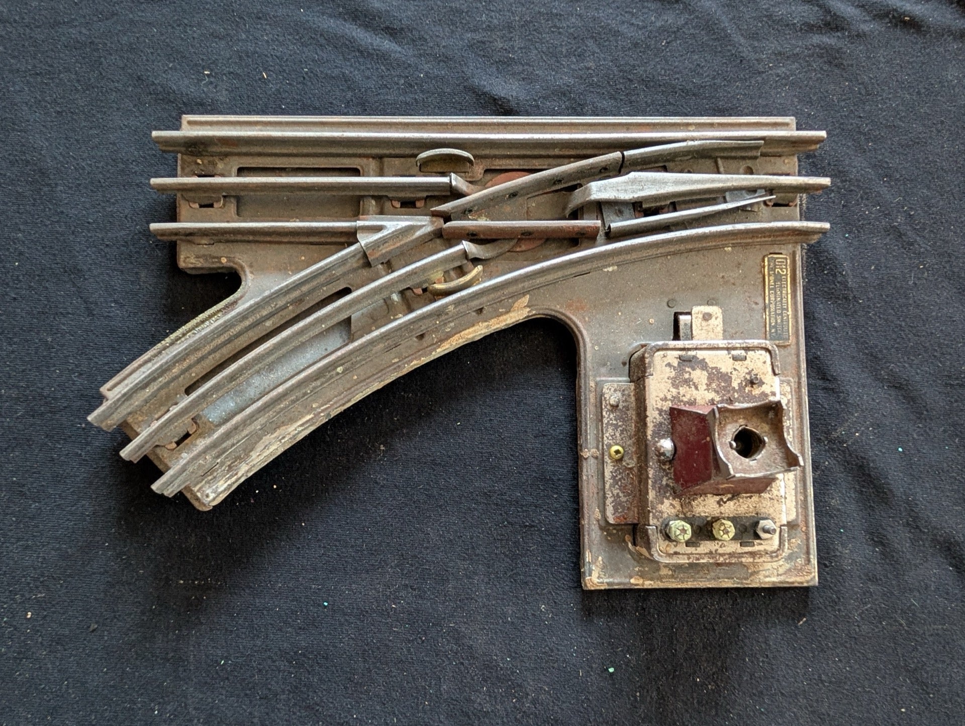 Vintage Lionel O-27 Remote Switch Left Hand 1121 / 1122 For Parts