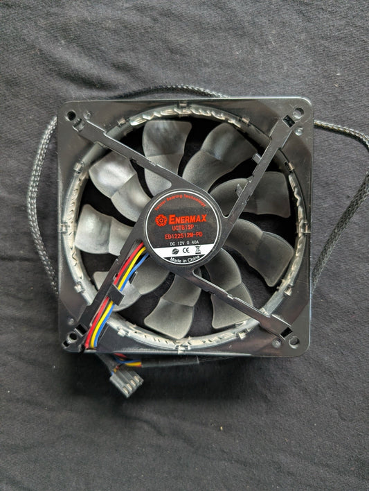 Enermax UCEV12 120mm Case Fan 4-Pin PWM ED122512W-PD Twister Bearing
