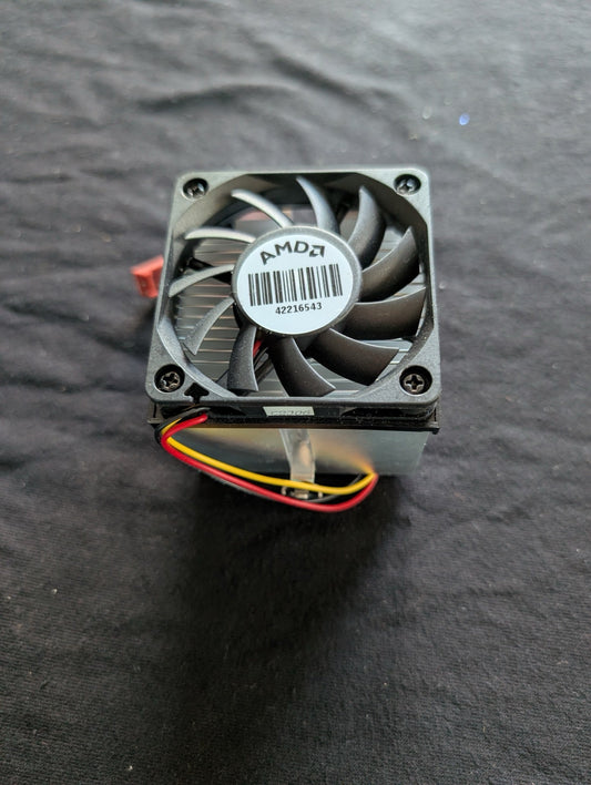 Genuine AMD Stock CPU Cooler Fan & Heatsink 3-Pin for AM2/AM3/FM1