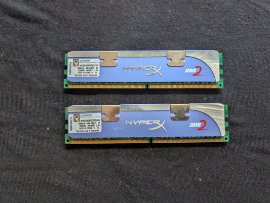 Kingston HyperX 4GB Kit (2x2GB) DDR2 PC2-6400 800MHz RAM KHX6400D2K2/4G