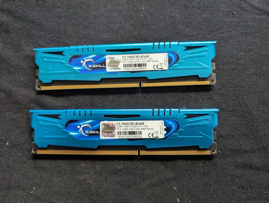 G.Skill Ripjaws DDR3 8GB Kit (2x4GB)  1600MHz RAM PC3-12800 F3-1600C9D-8GAB