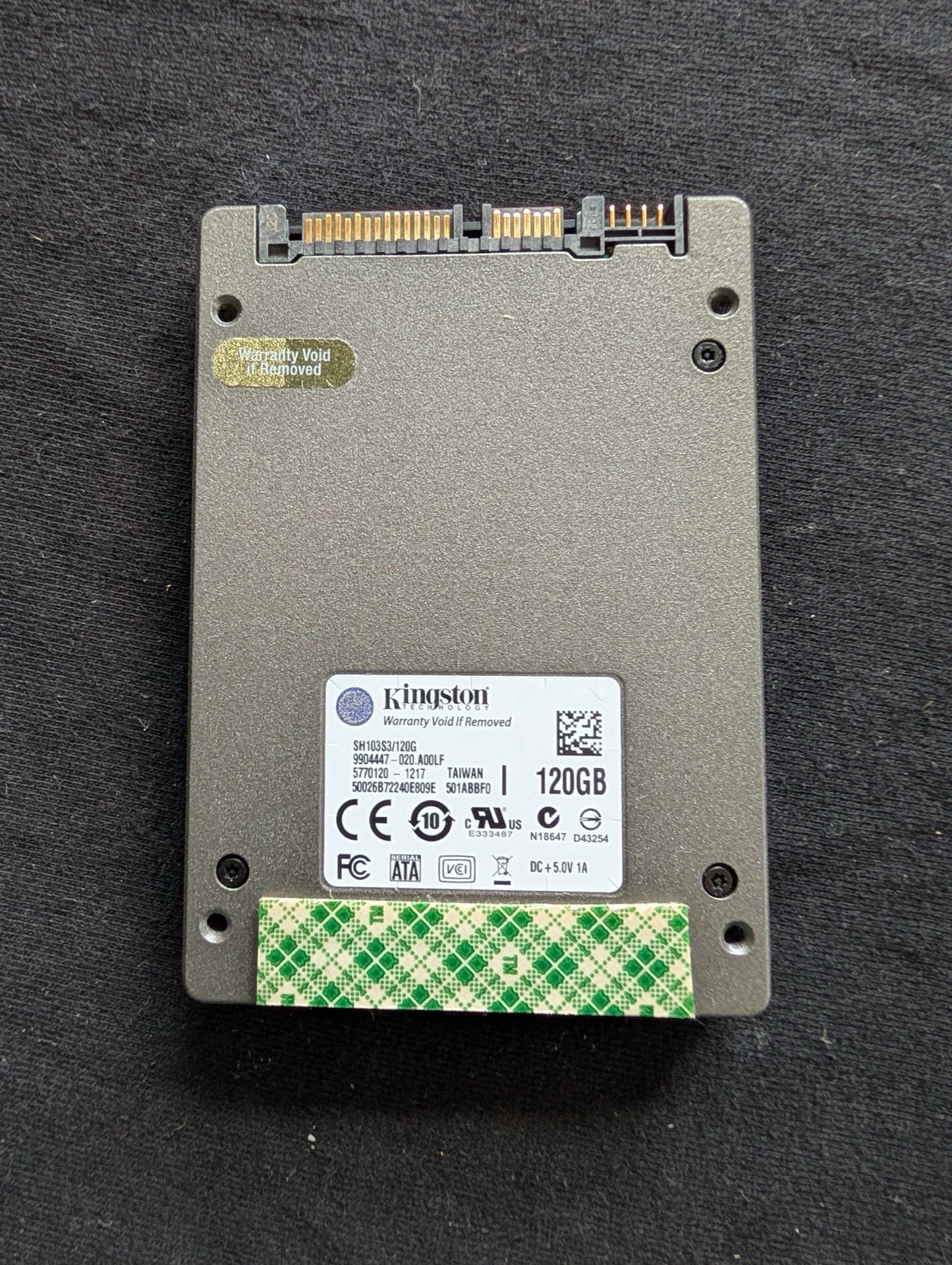 Kingston 120GB 2.5" SATA III SSD SH103S3/120G Solid State Drive