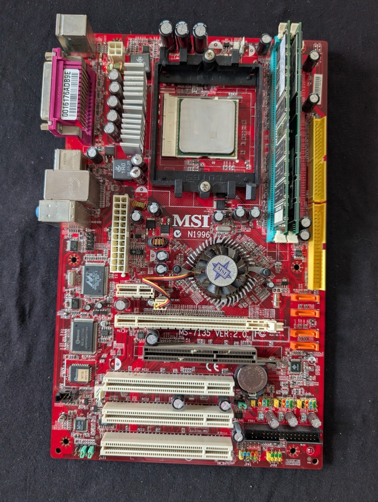 MSI K9N SLI Platinum Motherboard MS-7250 Socket AM2 DDR2 (w/ Sempron CPU)