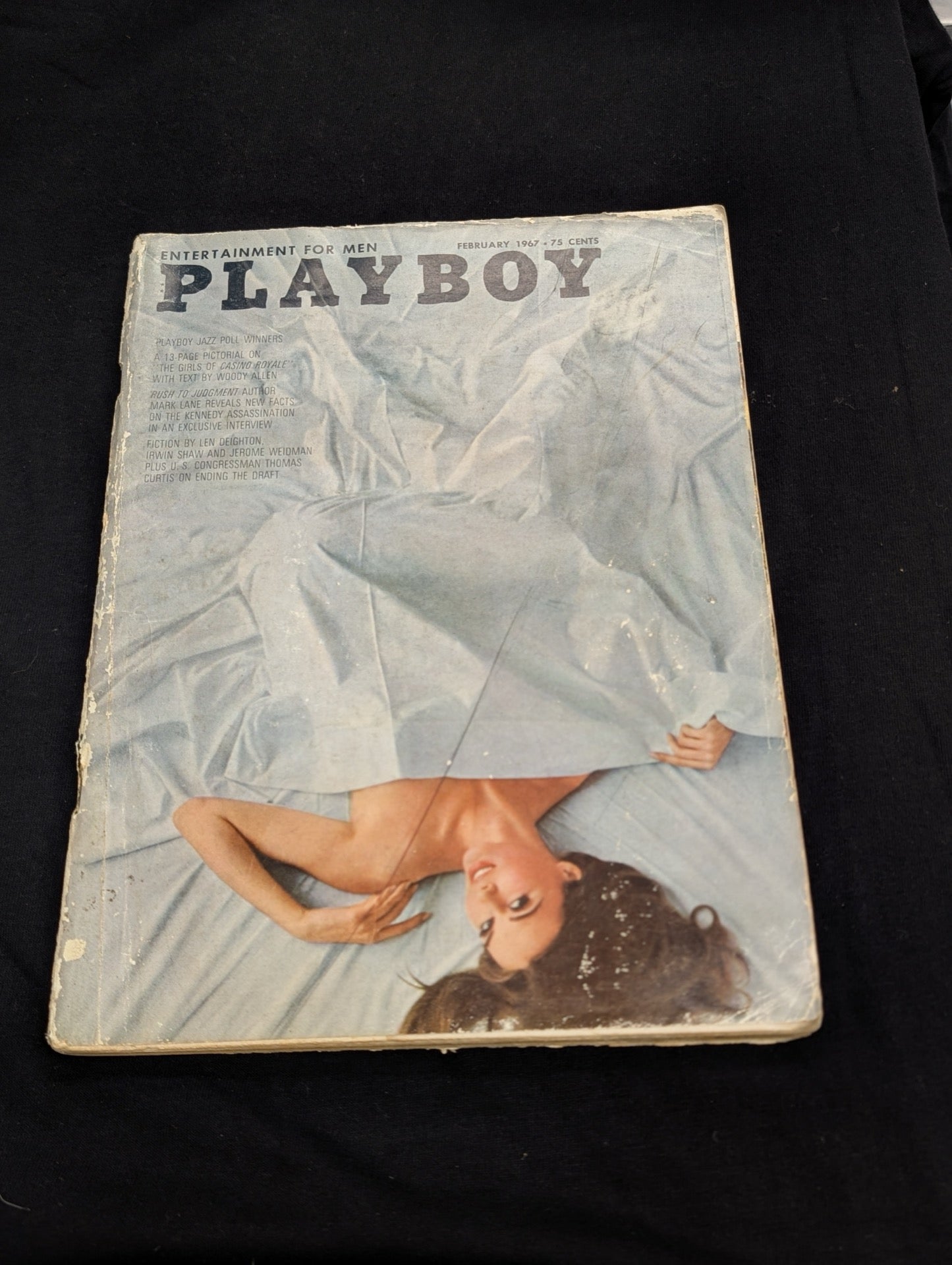 Vintage Playboy Magazine February 1967 - Girls of Casino Royale - Len Deighton