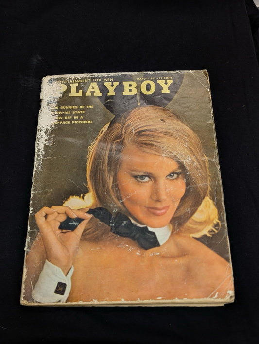 Vintage Playboy Magazine March 1967 - Bunnies of Missouri - Show-Me State
