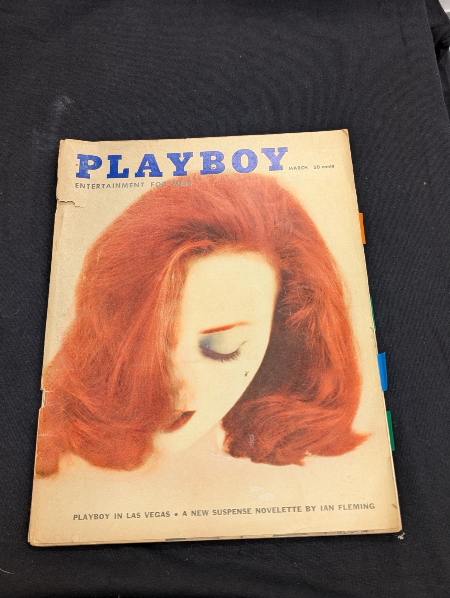 Vintage Playboy Magazine March 1964 - Ian Fleming - Playboy in Las Vegas