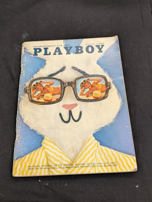 Vintage Playboy Magazine June 1967 - You Only Live Twice - Roald Dahl