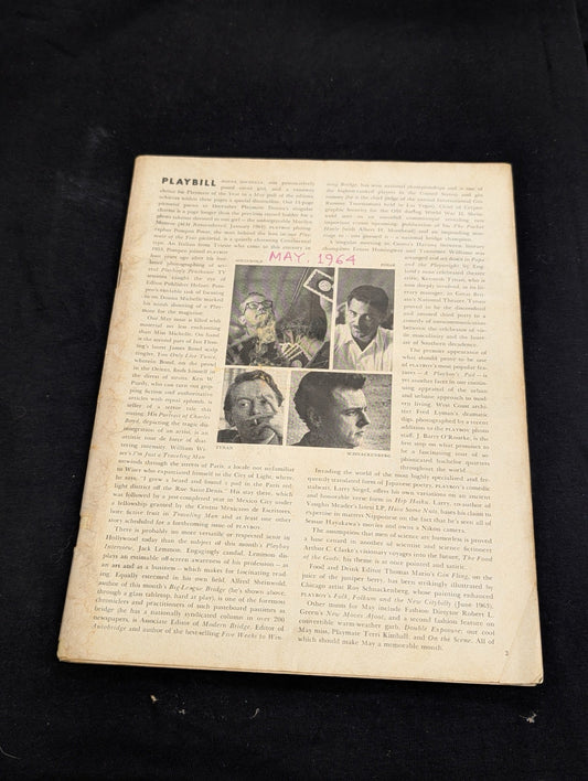 Vintage Playboy Magazine May 1964 - James Bond Issue - Donna Michelle