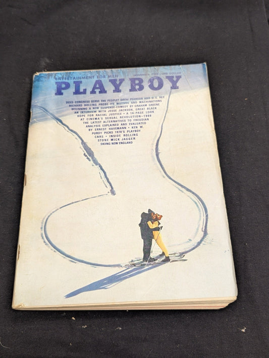 Vintage Playboy Magazine November 1969 - Jesse Jackson Interview - Rolling Stones