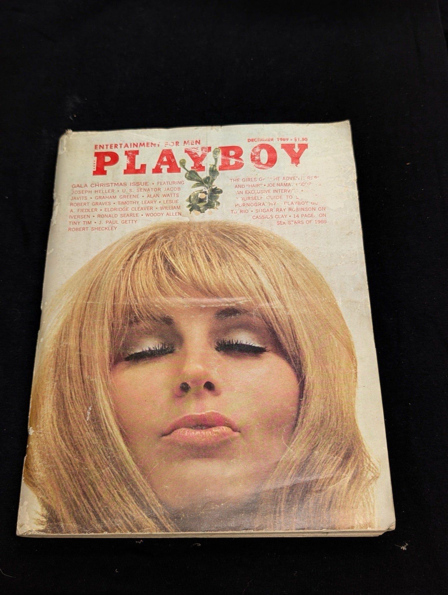 Vintage Playboy Magazine December 1969 - Gala Christmas Issue - Joseph Heller