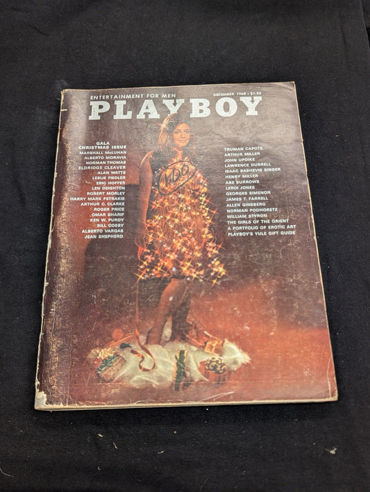 Vintage Playboy Magazine December 1968 - Christmas Issue - Truman Capote