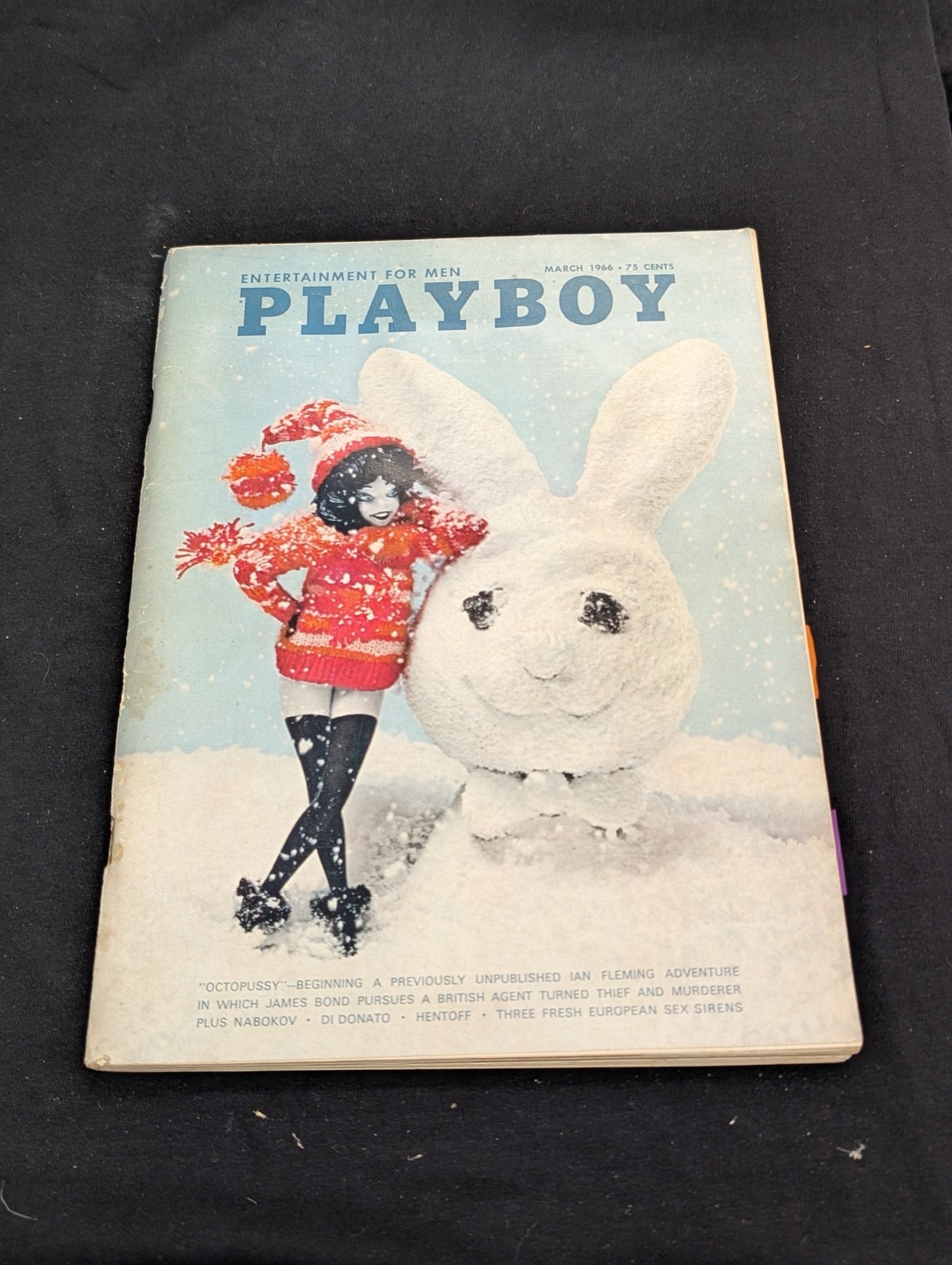 Vintage Playboy Magazine March 1966 - Ian Fleming's Octopussy - 007 Bond