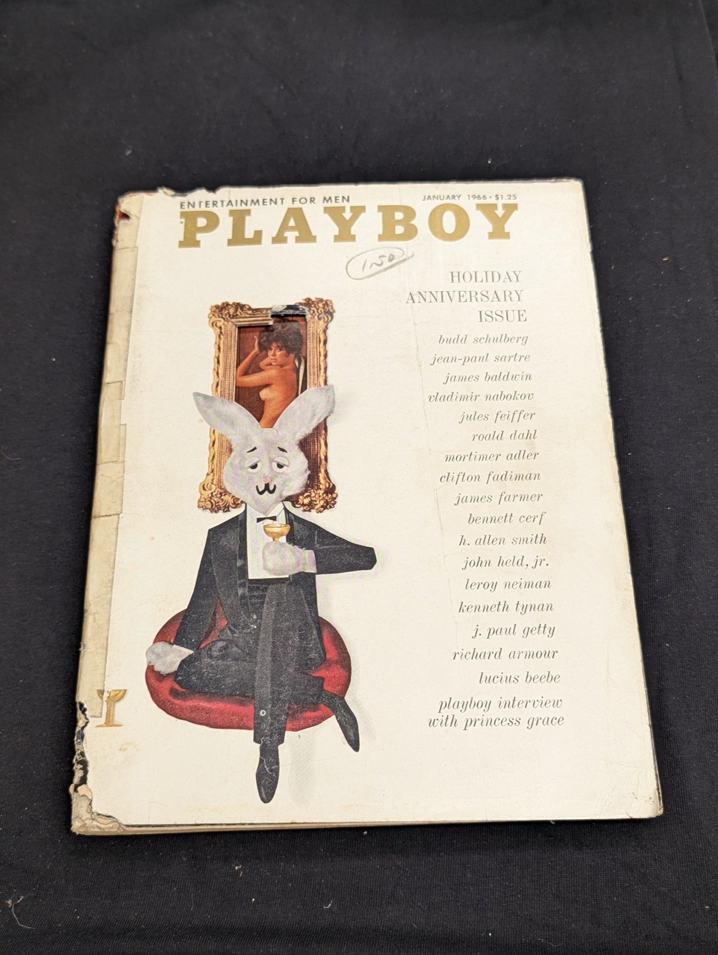 Vintage Playboy Magazine January 1966 - Anniversary Issue - Princess Grace