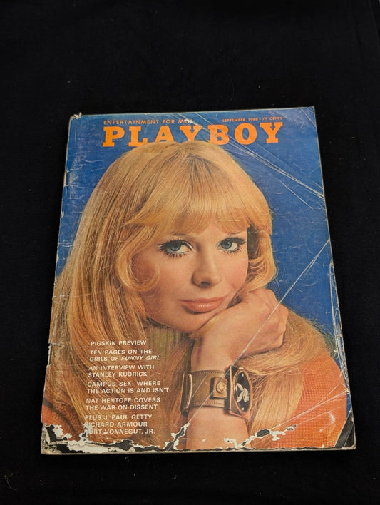 Vintage Playboy Magazine September 1968 - Stanley Kubrick Interview - Pigskin