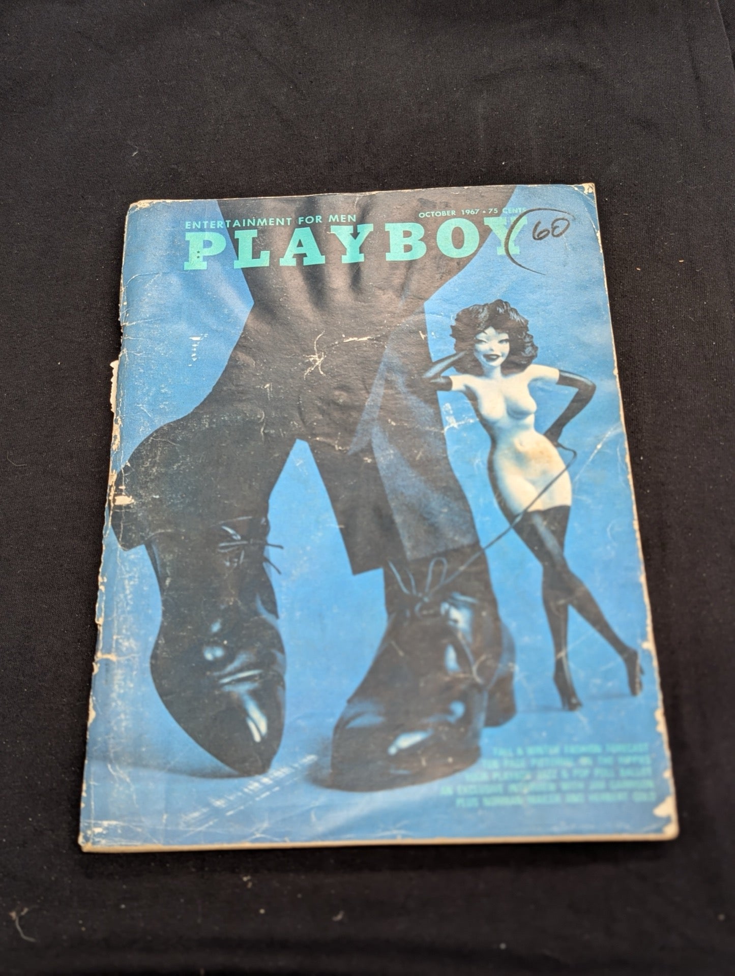 Vintage Playboy Magazine October 1967 - The Hippies - Jazz & Pop Poll