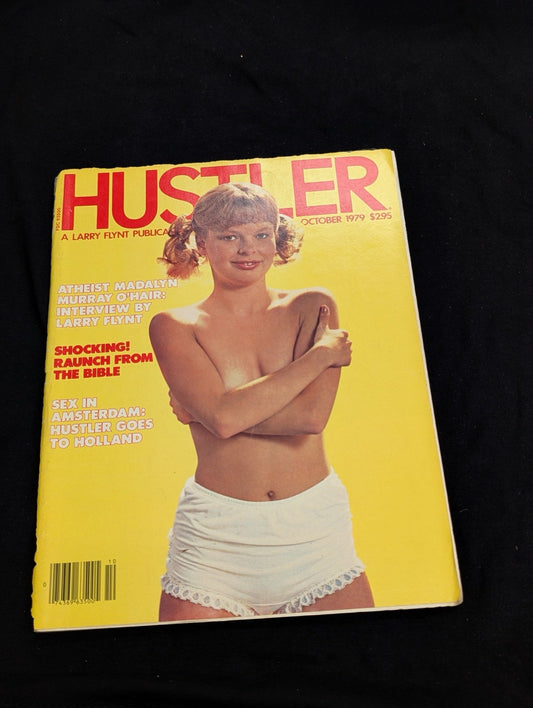 Vintage Hustler Magazine October 1979 - Madalyn Murray O'Hair Interview