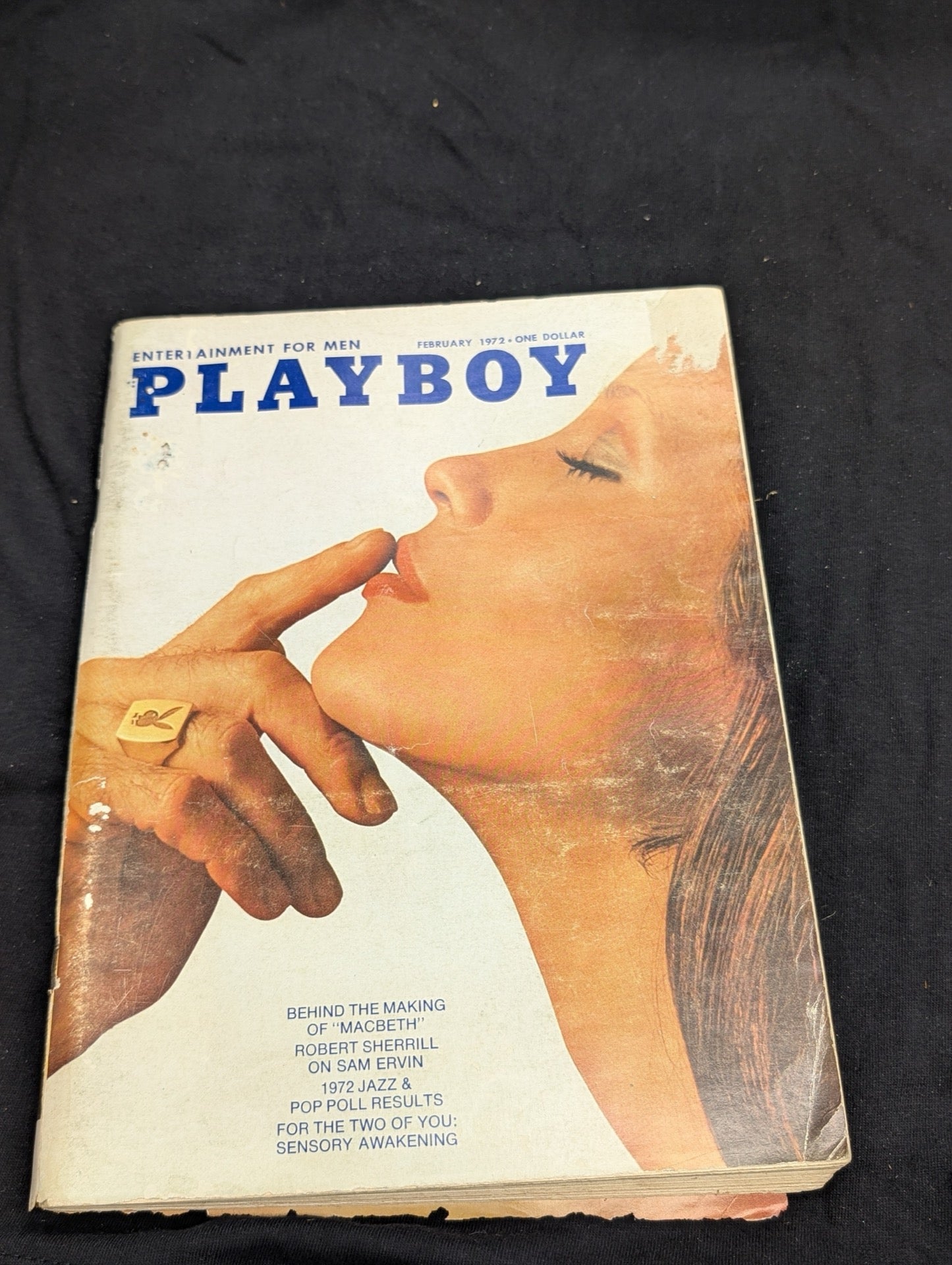 Vintage Playboy Magazine February 1972 - Making of Macbeth - Sam Ervin