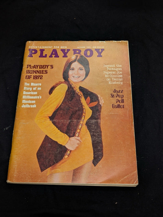 Vintage Playboy Magazine October 1972 - Bunnies of 1972 - Pentagon Papers