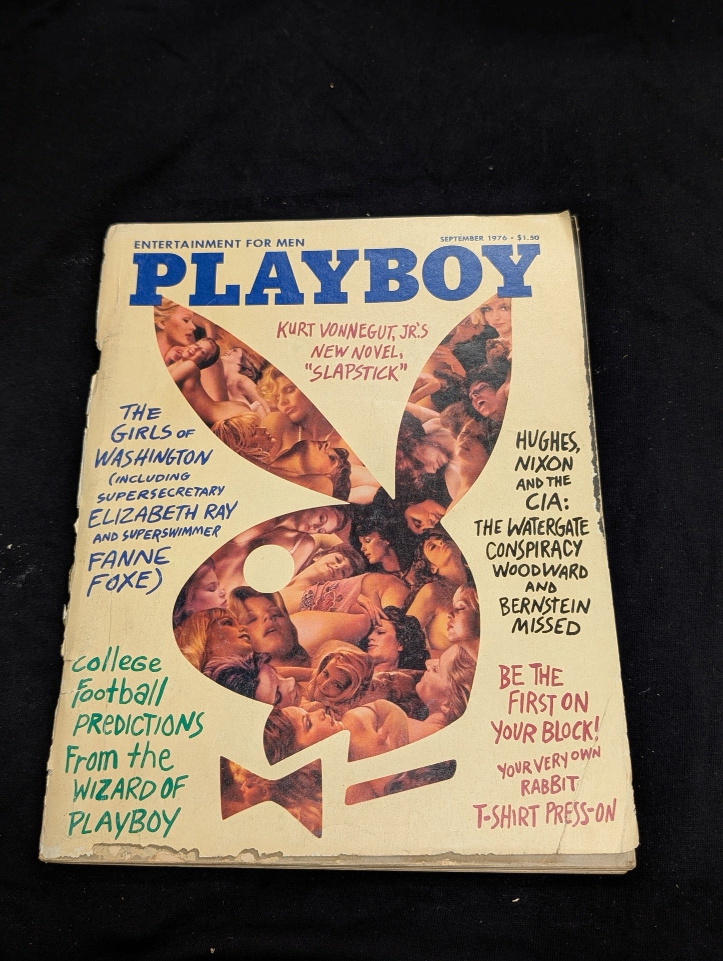 Vintage Playboy Magazine September 1976 - Kurt Vonnegut - Girls of Washington