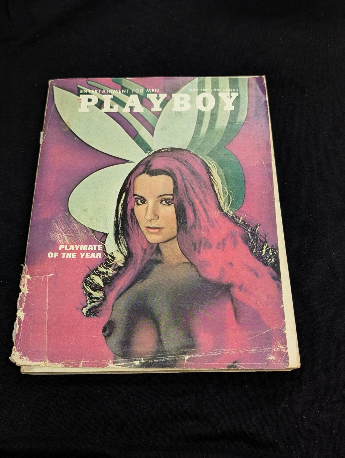 Vintage Playboy Magazine June 1970 - Playmate of the Year Claudia Jennings
