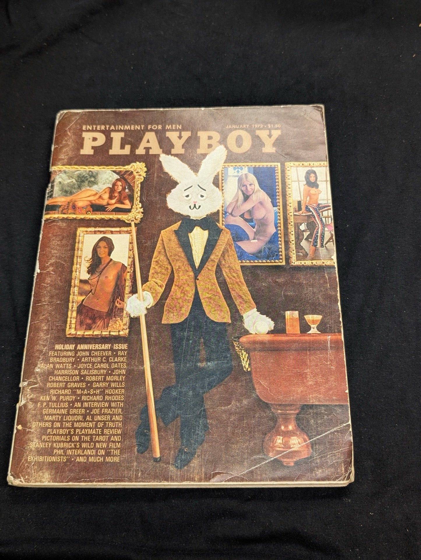 Vintage Playboy Magazine January 1972 - Anniversary Issue - Germaine Greer