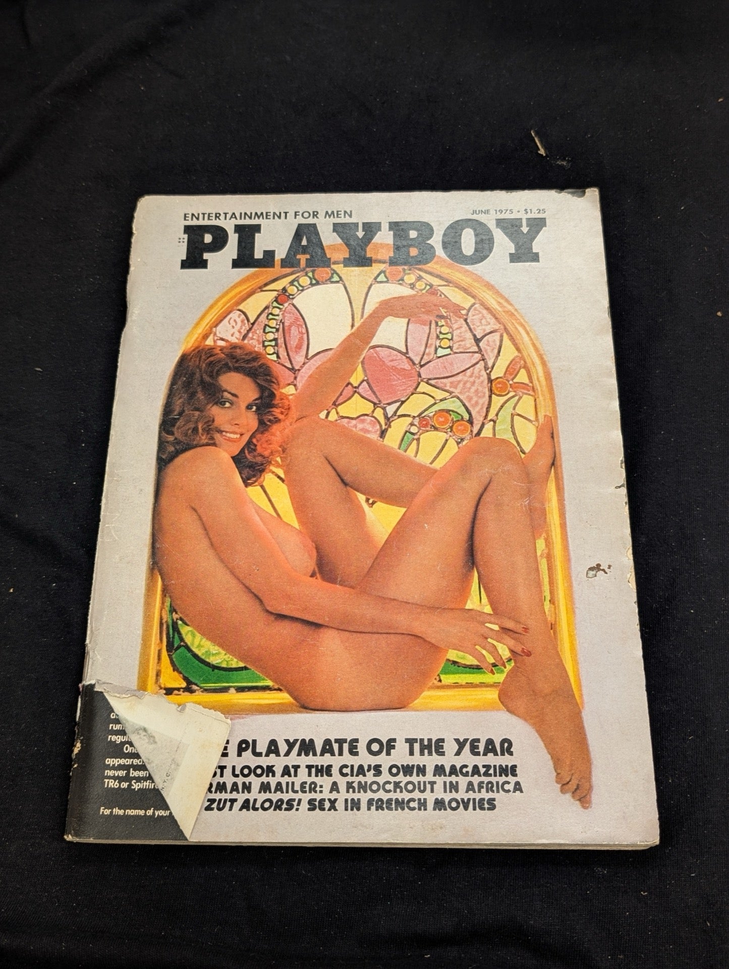 Playboy Magazine June 1975 Playmate of the Year Norman Mailer (Cover Damage)