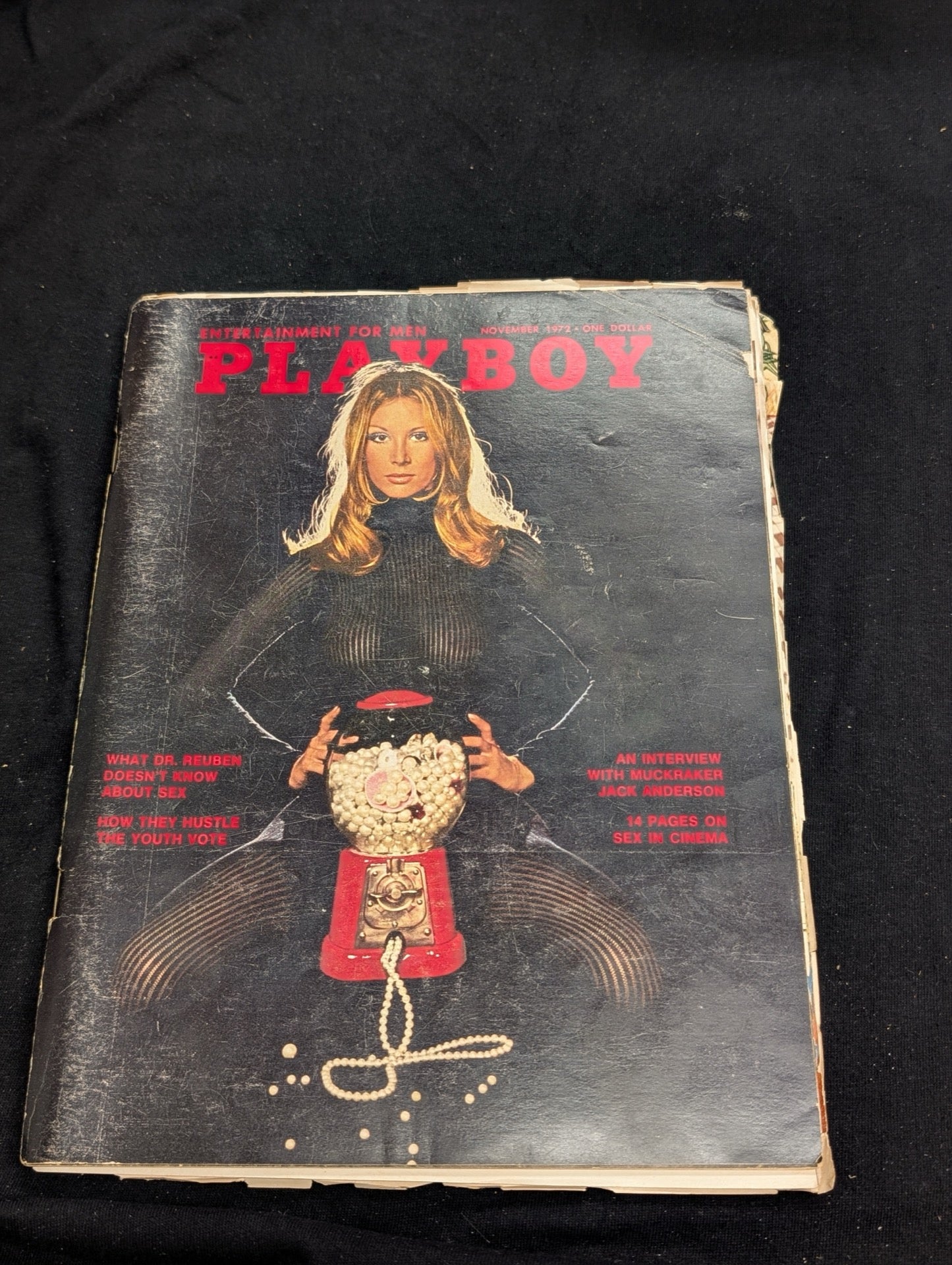 Playboy Magazine November 1972 Jack Anderson Interview Sex in Cinema