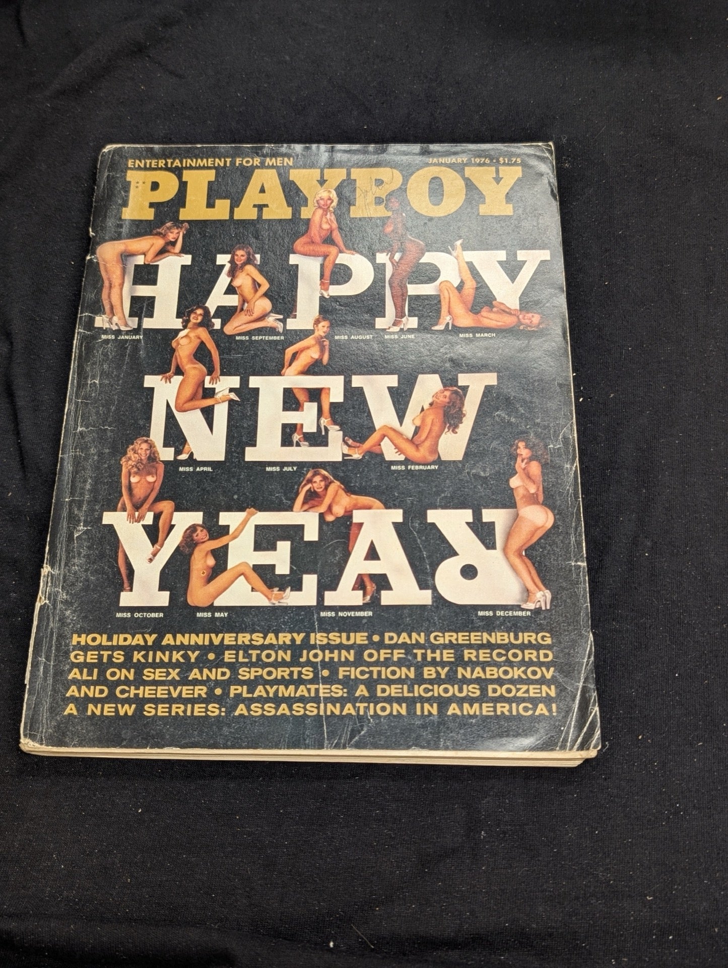 Playboy Magazine January 1976 Elton John Interview Muhammad Ali Anniversary