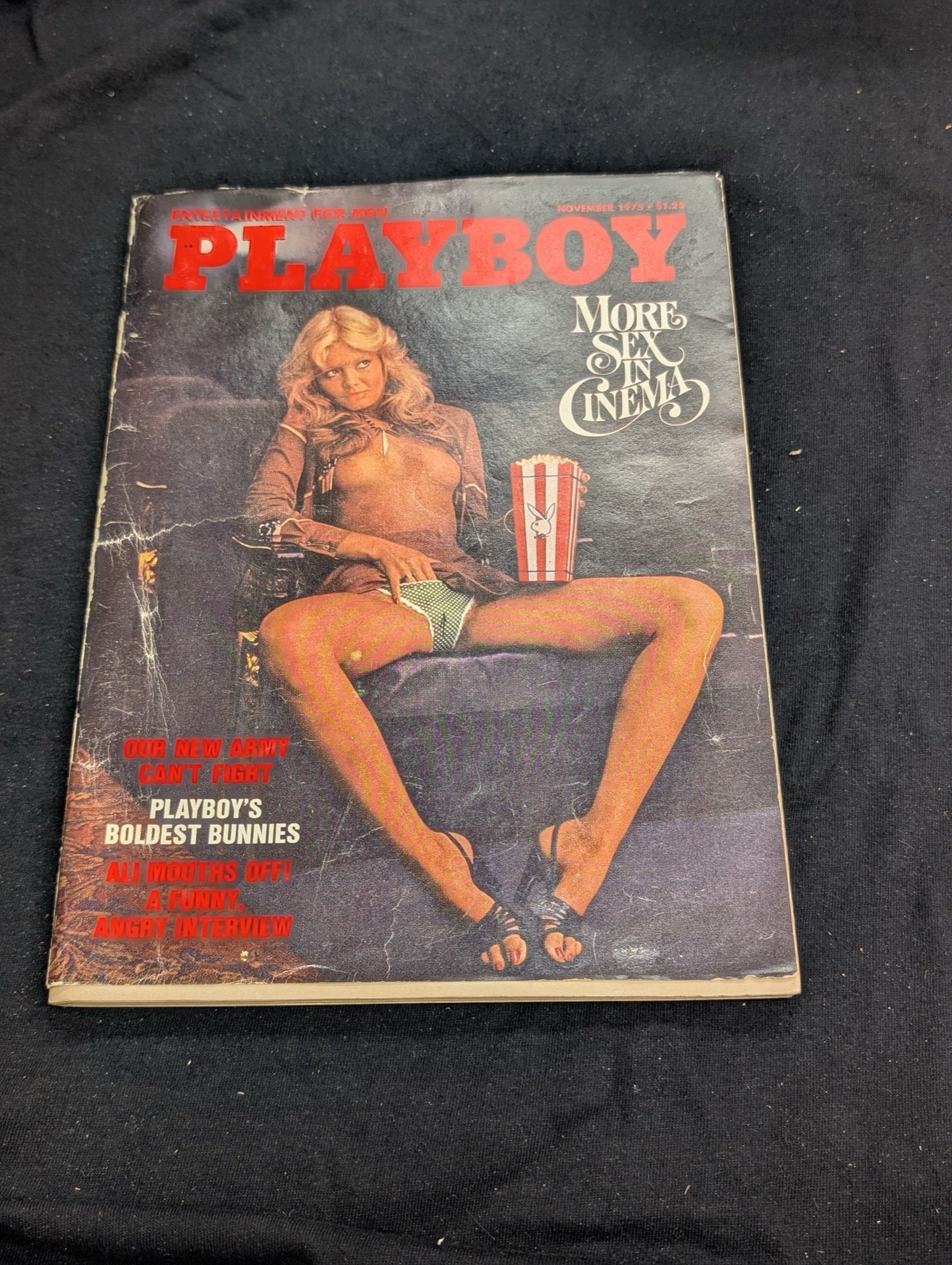 Playboy Magazine November 1975 Sex In Cinema Boldest Bunnies Issue
