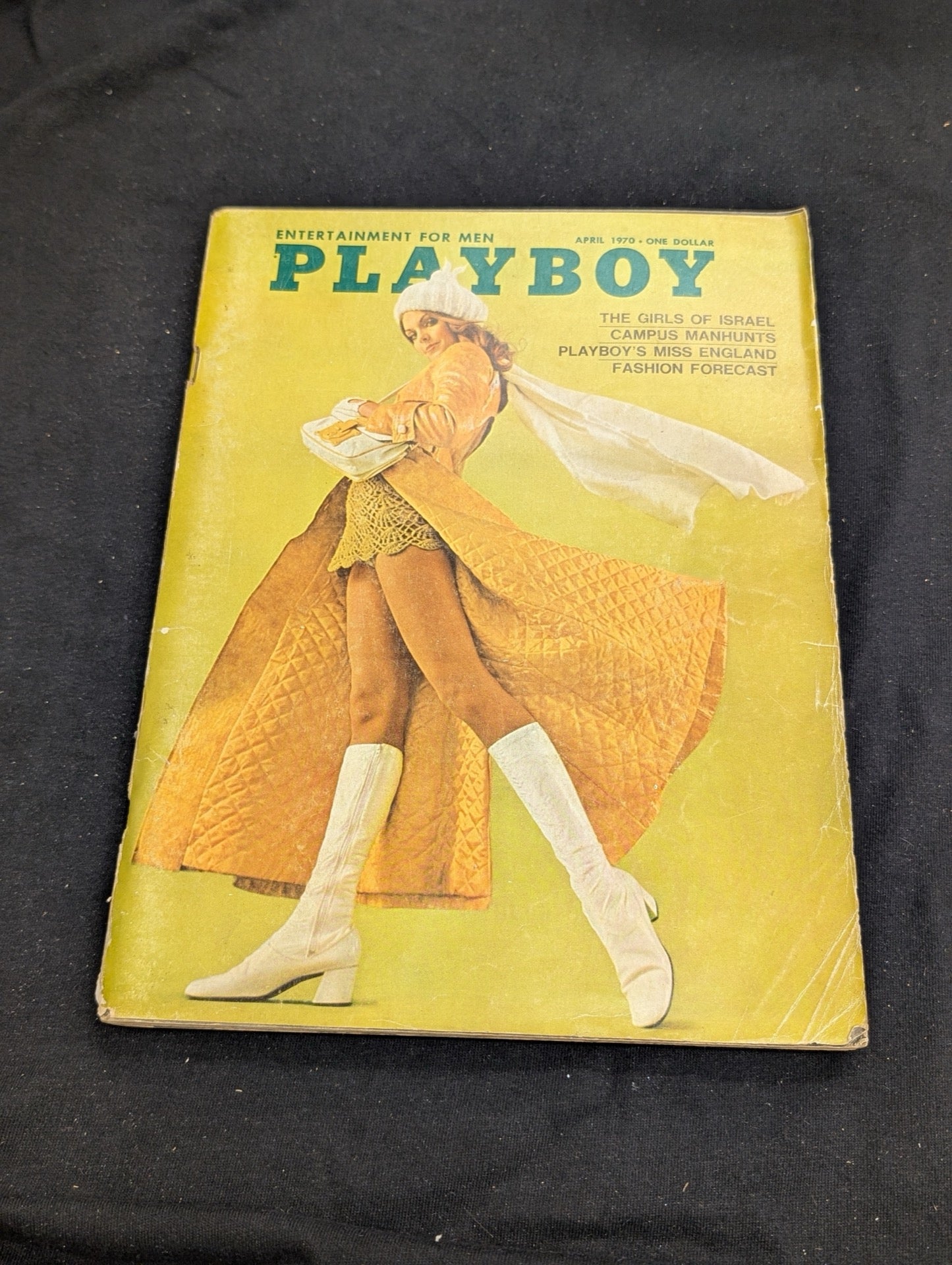 Playboy Magazine April 1970 The Girls of Israel Vintage Fashion Forecast