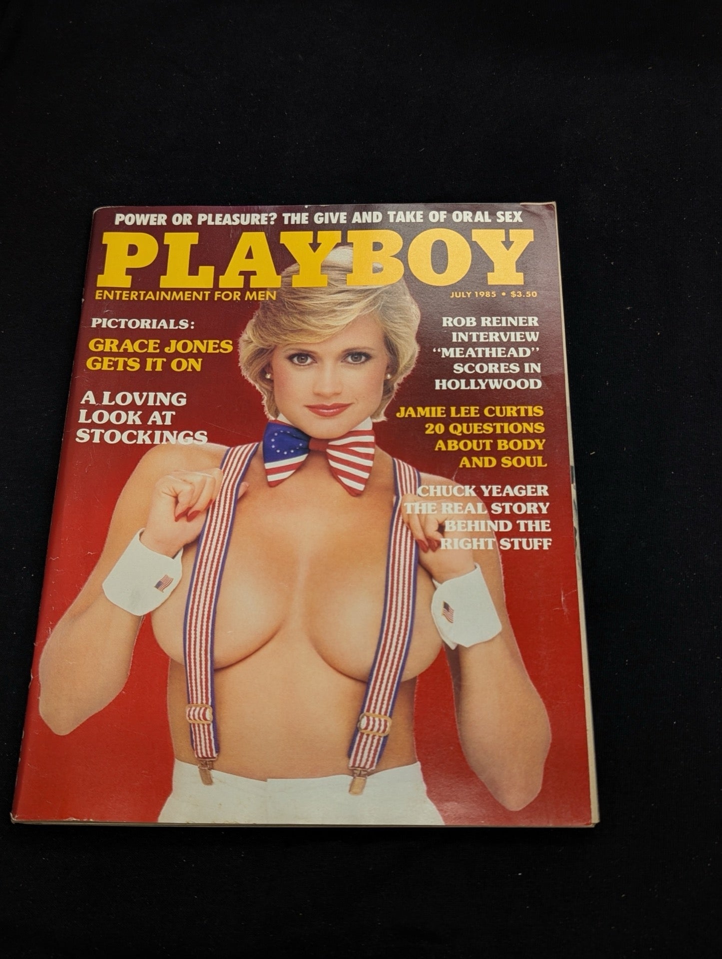 Playboy Magazine July 1985 Hope Marie Carlton Grace Jones Jamie Lee Curtis