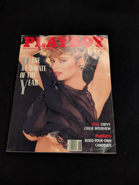 Playboy Magazine June 1988 India Allen Playmate of the Year Chevy Chase
